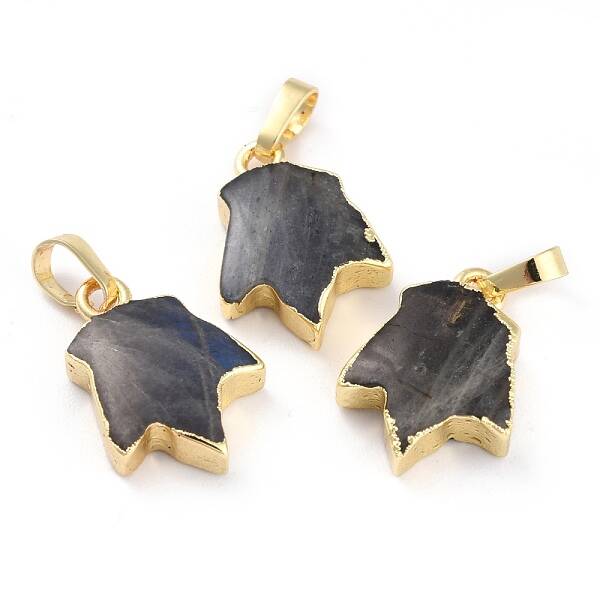 Natural Labradorite Pendants