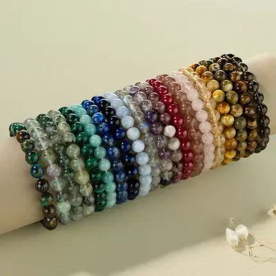 [Quiet Light] 8mm Natural Crystal Bracelet Collection – Balance Your Style with Nature’s Beauty - Pick One to suite Your ...