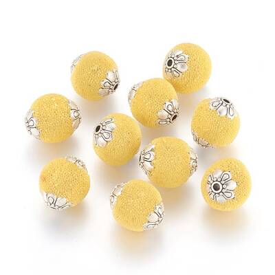Round Handmade Indonesia Beads
