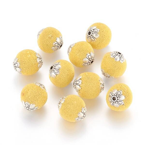 Round Handmade Indonesia Beads
