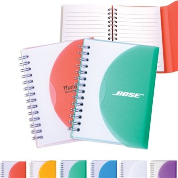 150 Promotional Medium Spiral Curve Notebook - 80 Sheets & Tab ...