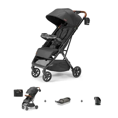 Bombi Bēbee Lightweight Stroller Snack Bundle - Includes stroller snack tray, Lightweight, compact stroller for travel, stro...