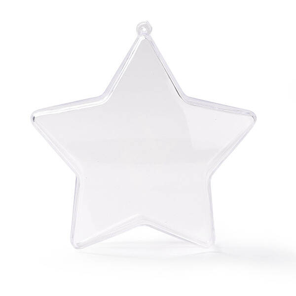 Openable Transparent Plastic Pendants