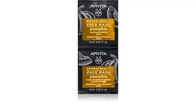 Apivita Express Beauty Detoxifying Pumpkin Face Mask 2 x 8 ml