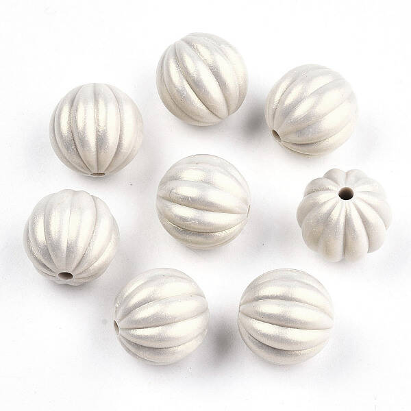 Spray Painted Acrylic Beads