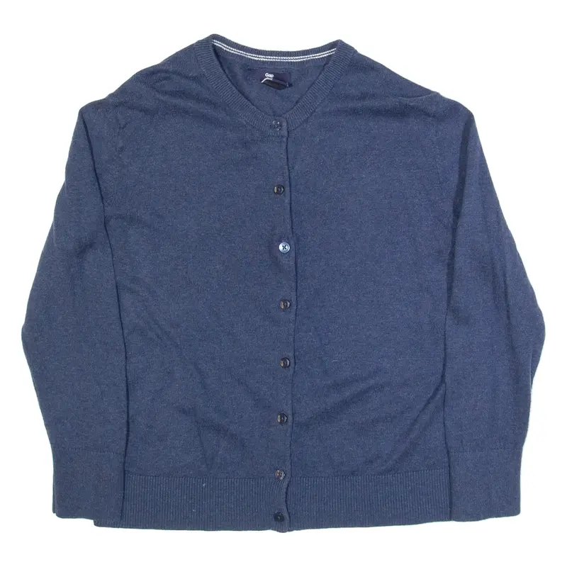 GAP Womens Cardigan Blue Tight Knit M