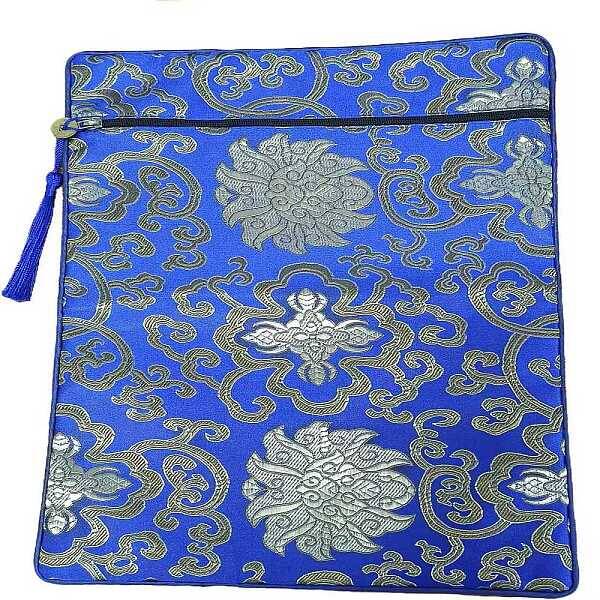 Floral Print Cloth Scriptures Storage Zipper Pouches