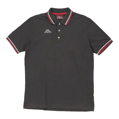 Kappa Polo Shirt - XL Grey Cotton