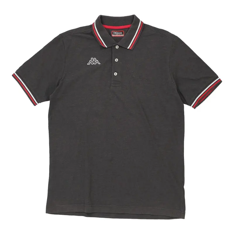Kappa Polo Shirt - XL Grey Cotton