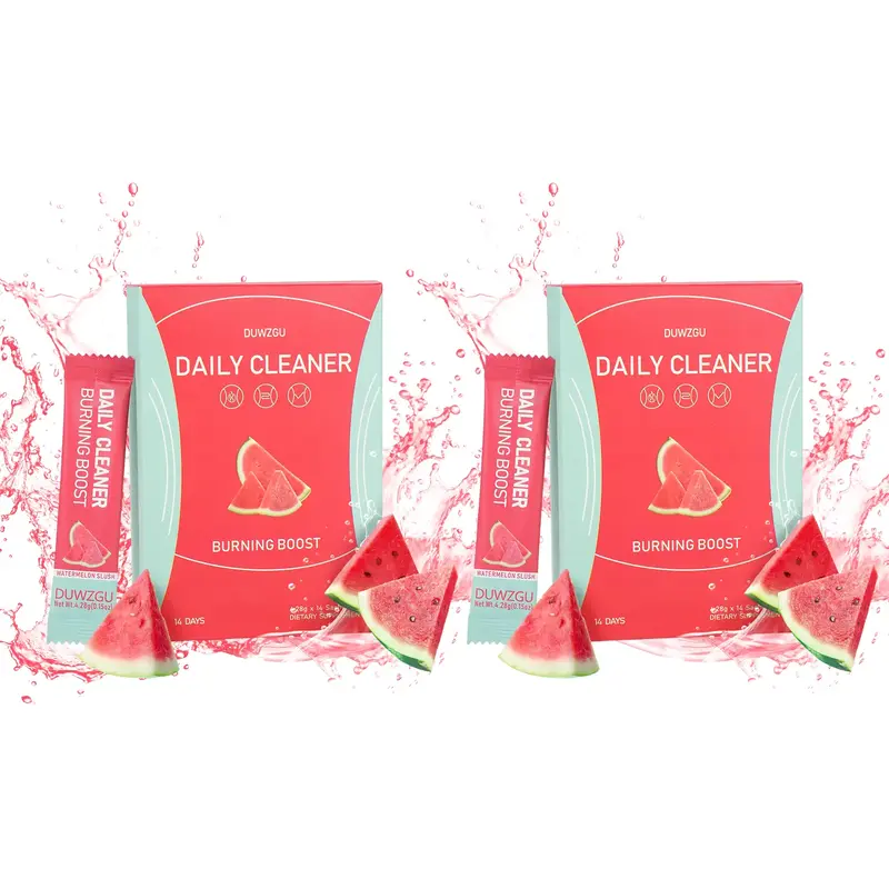 Daily Cleanse Probiotic Powder Watermelon Flavor to Support Intestinal Digestion and Immunity - Natural Daily Dietary Supplem...