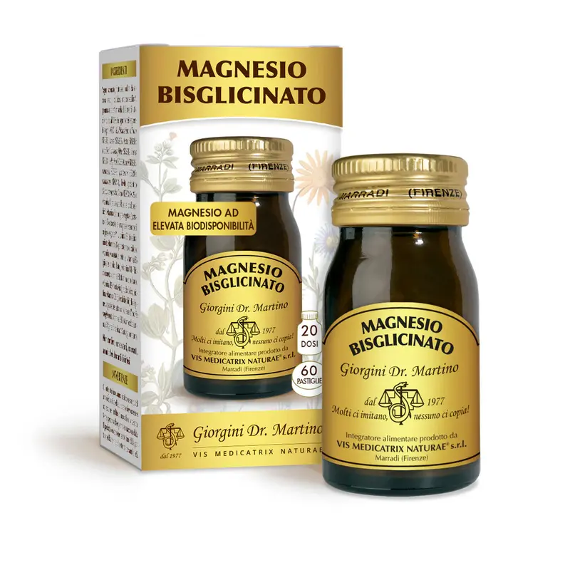 Dr Giorgini Magnesium Bisglycinate 180 tablets of 500 mg - 90 gr