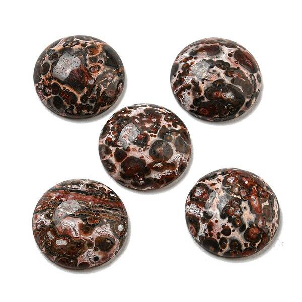 Natural Leopard Skin Jasper Cabochons