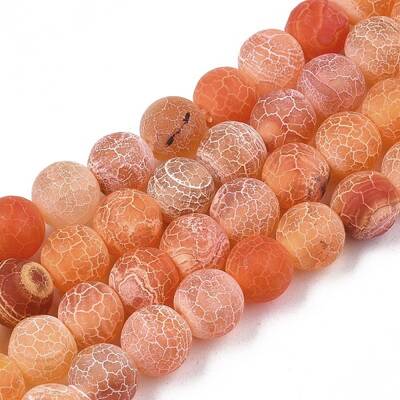 Natural Weathered Agate Beads Strands