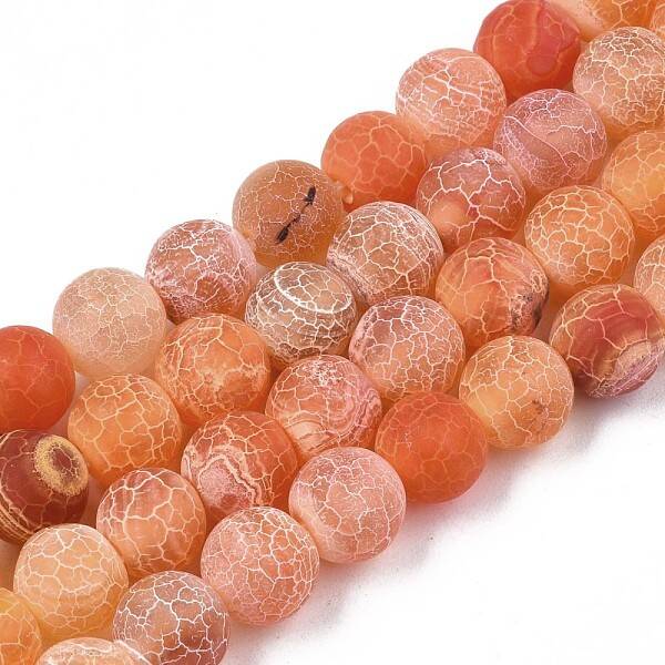 Natural Weathered Agate Beads Strands