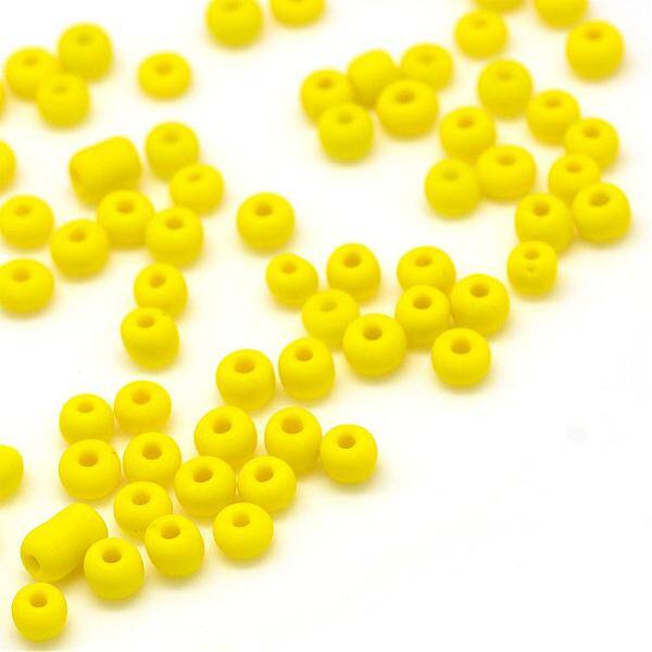 Frosted Opaque Glass Seed Beads