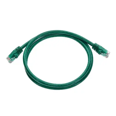 3421 Monoprice Cat6 Ethernet Patch Cable Snagless RJ45 Stranded 550MHz UTP Pure Bare Copper Wire 24AWG 2ft Green