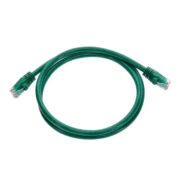 3421 Monoprice Cat6 Ethernet Patch Cable Snagless RJ45 Stranded 550MHz UTP Pure Bare Copper Wire 24AWG 2ft Green