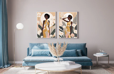 Elegant Blossoms - Feminine Grace
