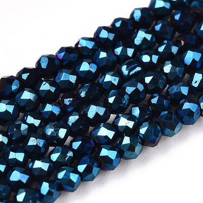 Electroplate Glass Beads Strands