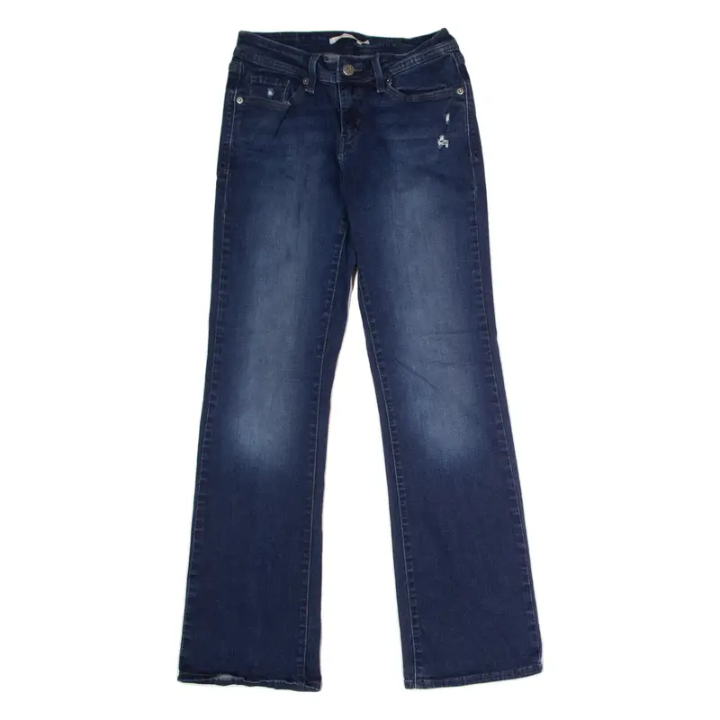 LEVI'S 529 Curvy Womens Jeans Blue Regular Bootcut Stone Wash W28 L32