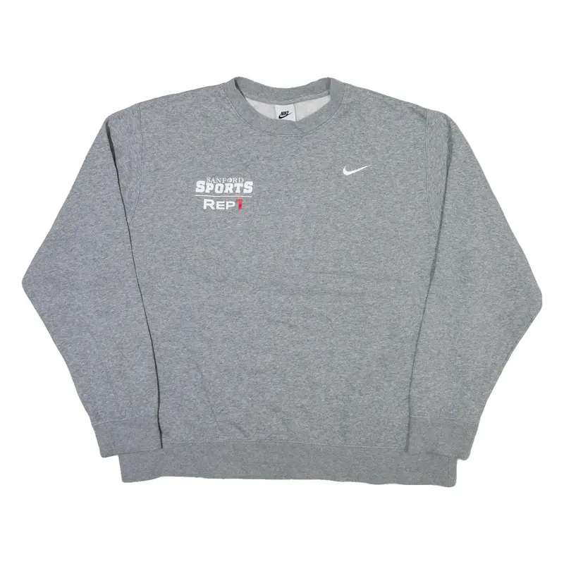 NIKE Sanford Sports Mens Sweatshirt Grey USA XL