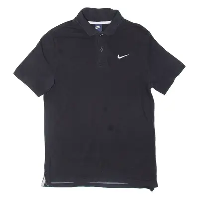 NIKE Mens Polo Shirt Black L
