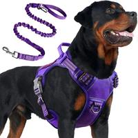 Adjustable Dog Harness with Leash, Reflective Dog Training Vest, Pet Supplies for Small Medium Large Dogs, Dog & Cat Accessor...
