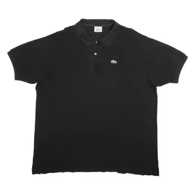 LACOSTE Mens Polo Shirt Black XL