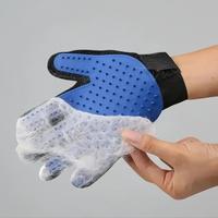 Pet Grooming Glove, Soft Five Finger Design Efficient Pet Hair Remover Brush for Dogs & Cats, Cleaning Tools, Valentine's Day...
