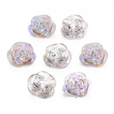 Electroplate Transparent Glass Beads