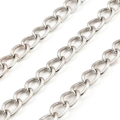 Oxidation Aluminum Curb Chains