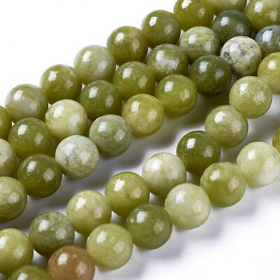 Natural Chinese Jade/Southern Jade Beads Strands