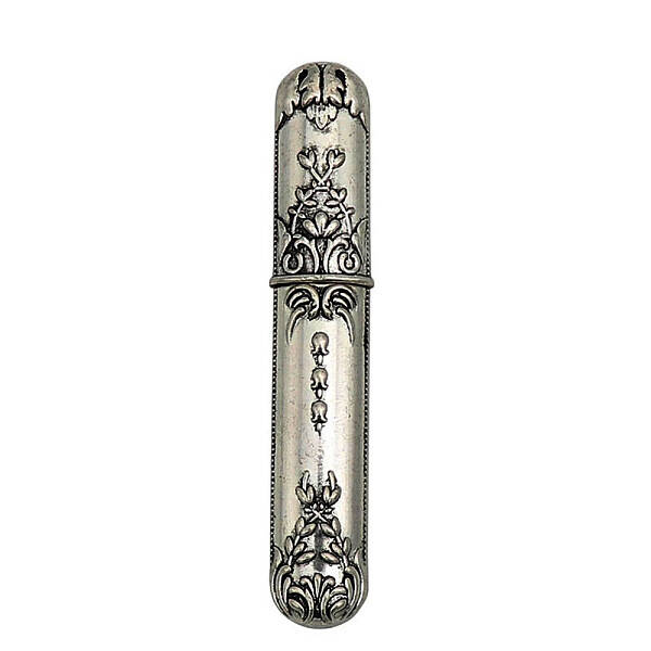 Alloy Rhinestone Sewing Needle Holder Storage Case