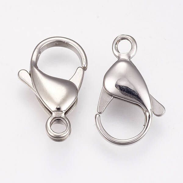 Tarnish Resistant 304 Stainless Steel Lobster Claw Clasps