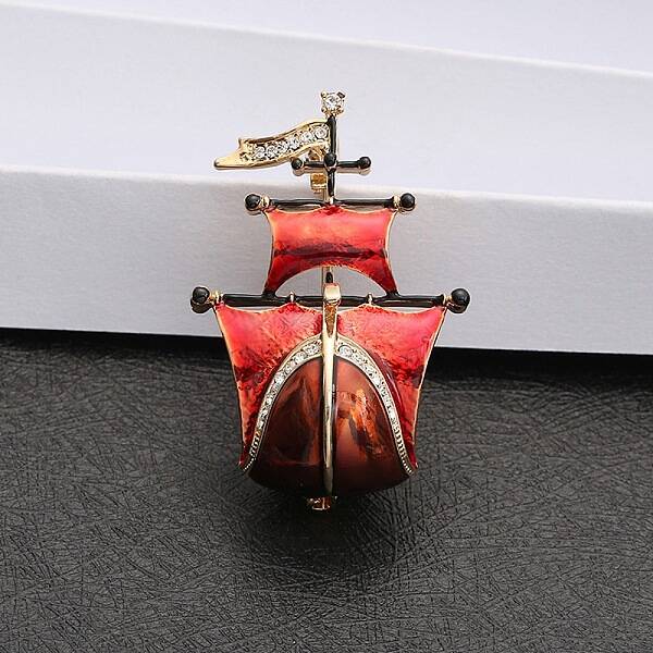 Sailing Boat Enamel Pins