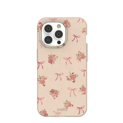 Seashell Roses and Bows iPhone 14 Pro Case