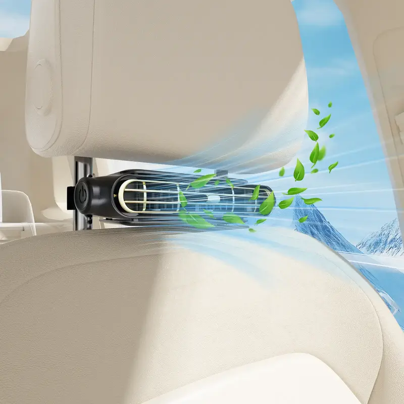 JOYYE Car Seat Fan, Portable 360° Rotation USB Rechargeable Adjustable 3 High-speed Car Seat Cooling Fan for Summer Travel 3...