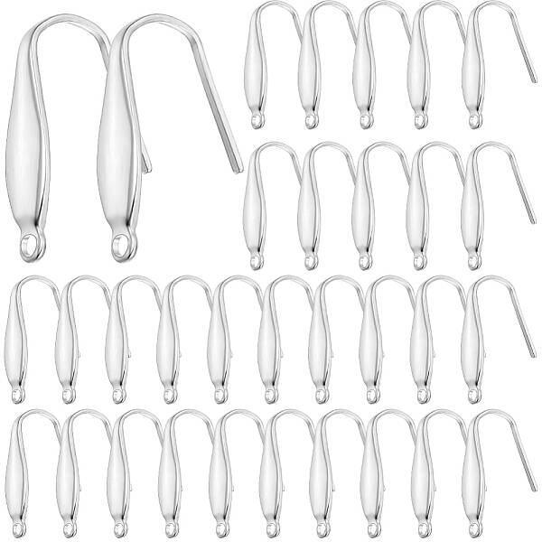 100Pcs 304 Stainless Steel Earring Hooks