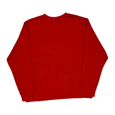 Kula Sports Performance Nike Sweatshirt - XL Red Cotton Blend