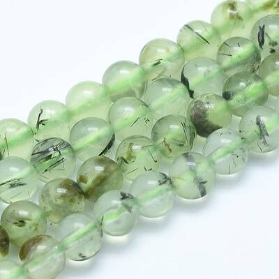 Natural Prehnite Beads Strands