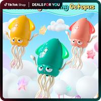Dealsforyoudays Dancing Octopus Funny Toy, Crawling Octopus Toys for Kids and All ages, Funny Light-Up Music Toys for Kids Bo...