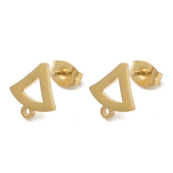 Ion Plating(IP) 304 Stainless Steel Stud Earring Findings