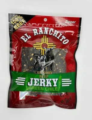 Green Chile - El Ranchito Beef Jerky NET WT. 2 O Z
