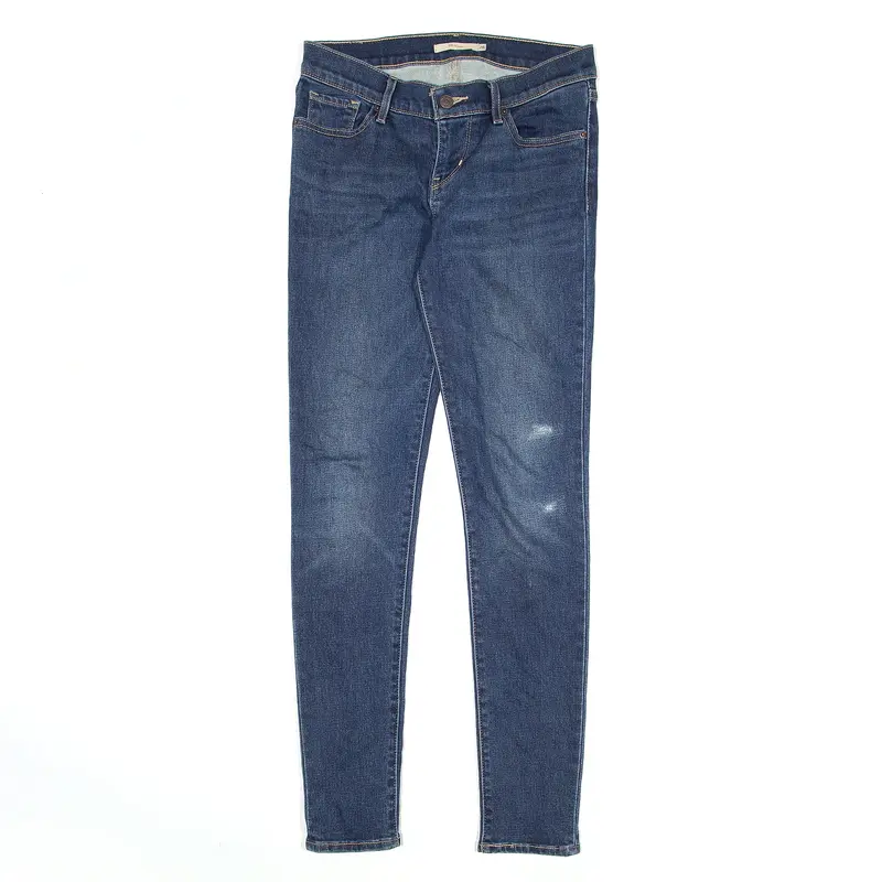 LEVI'S 711 Jeans Blue Denim Slim Skinny Womens W26 L30