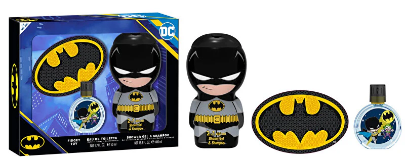 Ep Line Batman - Edt 50 Ml + Shampoo E Gel Doccia 2 In 1 200 Ml + Giocattolo Pop It