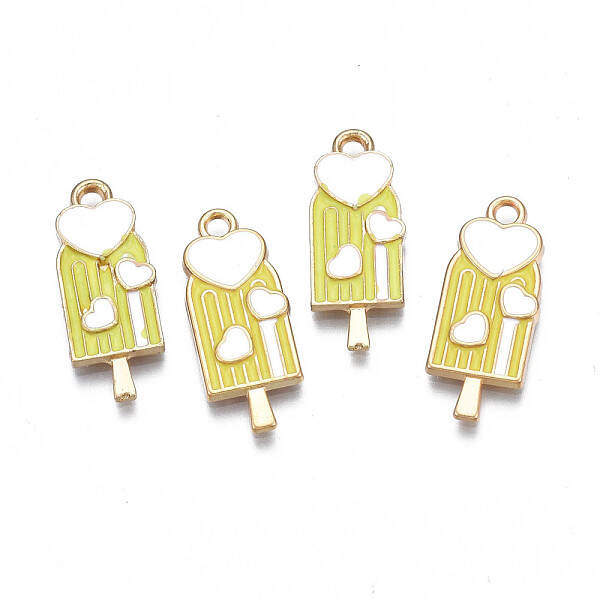 Rack Plating Alloy Enamel Pendants