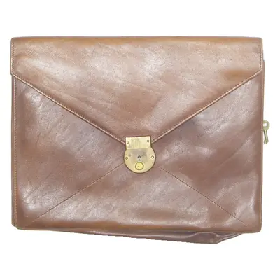 Womens Clutch Bag Brown Leather