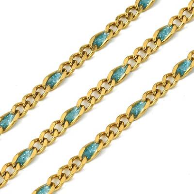 Ion Plating(IP) 304 Stainless Steel Enamel Chains