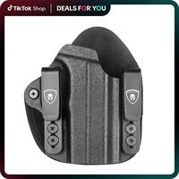 WARRIORLAND Universal Hybrid Kydex Holster for Men/Women,Fit over 100 Models, Compatible with G17 G19, Taurus G2C G3C, Sig P3...