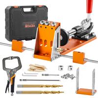VEVOR Pocket Hole Jig Kit, 34 Pcs Pocket Hole Jig System with 11\